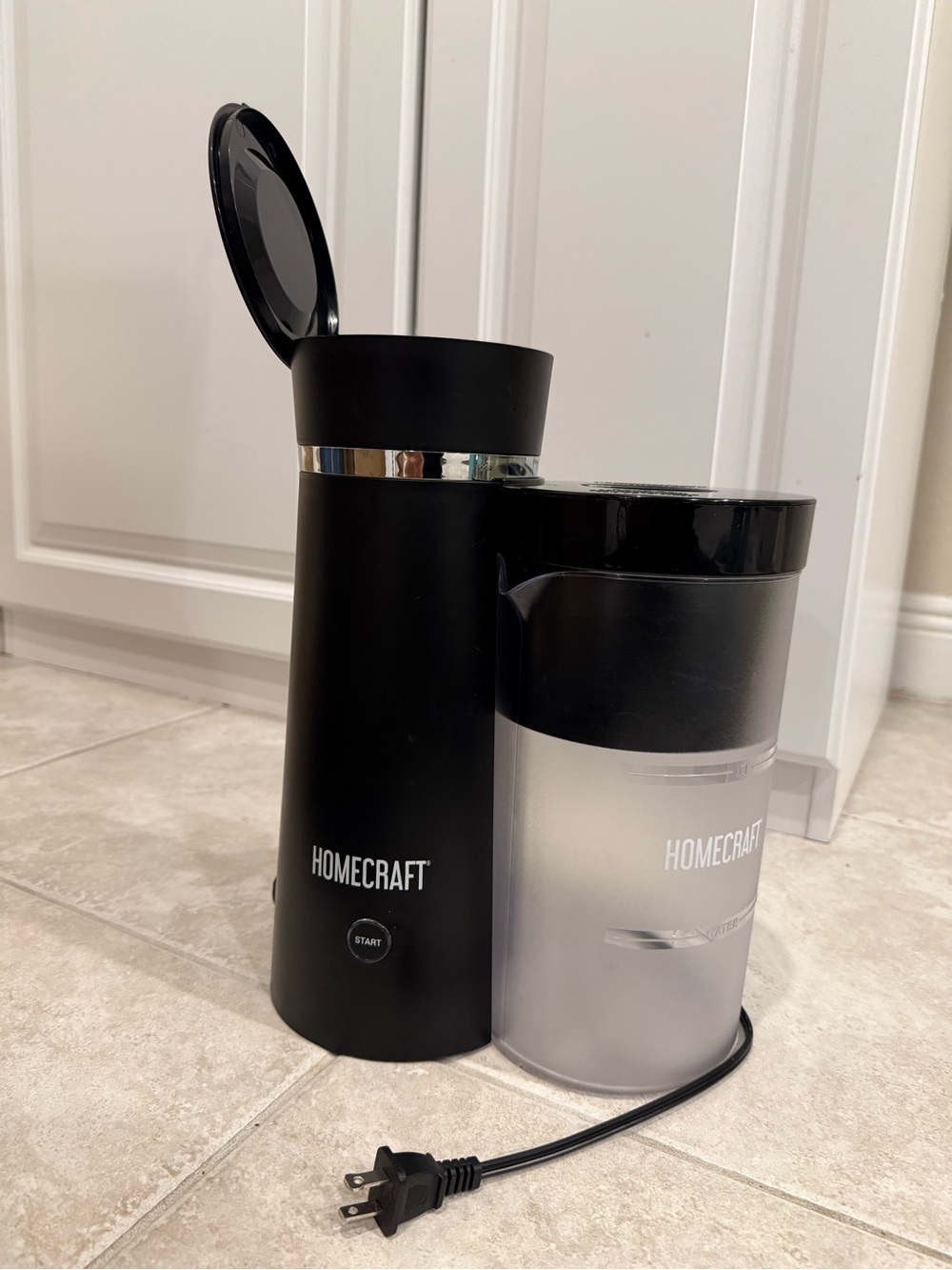 HomeCraft Electric Iced Tea Maker 2Qt Cold Brew Coffee Machine Black used